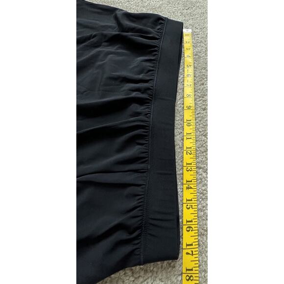 Aqua Green Womens XL 16W/18W Black Elastic Waist Swim Skirt Brief Liner NEW - Picture 7 of 8